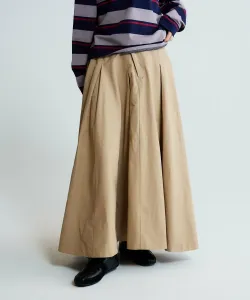 Объёмная расклешенная длинная юбка Jeanasis, цвет Beige(53)