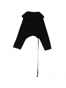 Укороченное худи Rick Owens Drkshdw, черный