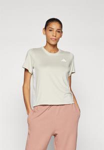 Футболка Adidas Performance TRAIN ESSENTIALS 3STRIPES WORKOUT, Alumina/White/Beige