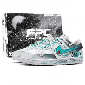 Nike Кроссовки Court Vision 1 Unisex низкие Blue, Green