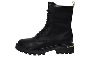 Женские ботинки DAPHNE Martin высокие на шнуровке, черный