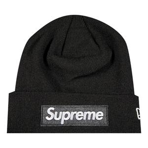 Шапка Supreme x New Era Box Logo Beanie 'Black'
