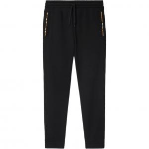 Вязаные спортивные штаны мужские Burberry, черный