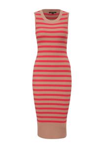 Платье COMMA, цвет Dark beige/Red