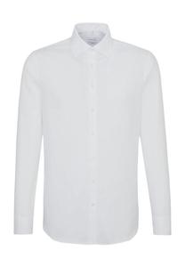 Деловая рубашка, индивидуальный крой, длинные рукава, воротник Кент, мужская seidensticker, белый