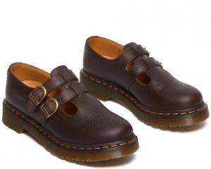 Туфли на плоской подошве Dr. Martens 8065 Mary Jane, цвет Dark Brown