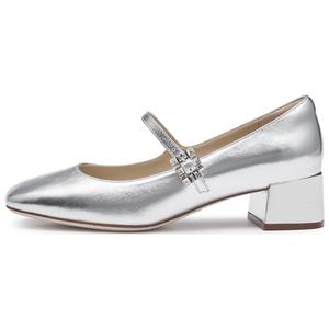 Туфли «Мэри Джейн» на толстом каблуке Moonlight Song, женские Staccato, Moonlight Silver