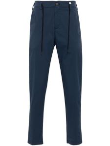 Myths брюки чинос Apollo с узором в елочку, синий