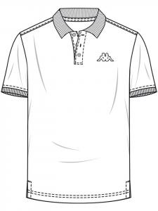 Футболка поло Poloshirt Kappa, белый