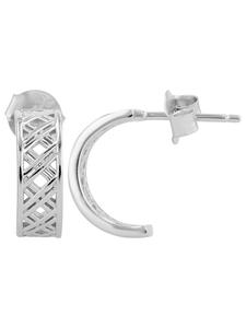 Adeliás Женские серьги - серьги-гвоздики из серебра 925 пробы