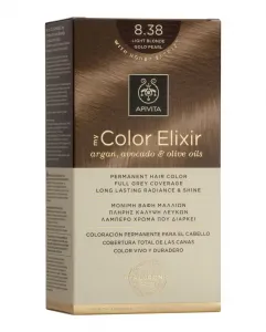 Постоянное окрашивание My Color Elixir Apivita, N8.38 Rubio Claro Dorado
