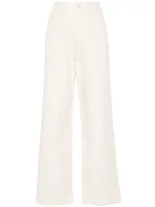 Прямые джинсы с завышенной талией Kiton, нейтральный