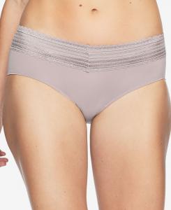 Warners No Pinching, No Issues Комфортная талия с кружевом из микрофибры Hipster 5609J Warner's
