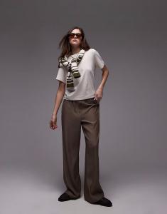 Topshop bobbi boxer jogger в шоколадном цвете