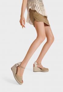 Босоножки на платформе Decolleté Queen Helena, хаки