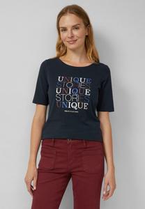 Футболка s.Oliver Print T-shirt, Navy/Blue