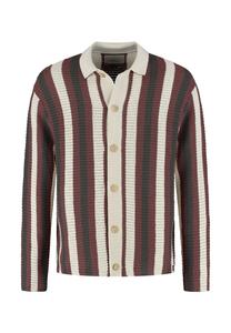 Вязаный кардиган Dstrezzed Par, кремовый/коричневый