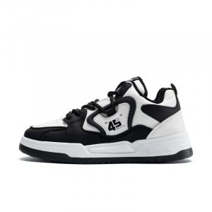 Кеды мужские, обувь для скейтбординга низкая Zhr, белый/черный