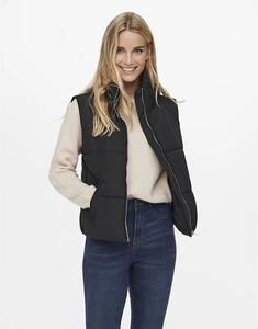 JDY Куртка Puffer gilet in black 1