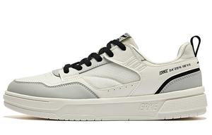 Кроссовки ERKE Skateboarding Shoes Men Low-top Microcrystalline White Cloud Fog Gray, белый