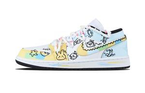 Jordan Баскетбольные кроссовки Air 1 Tranquil Time Vintage, унисекс, светло-голубые