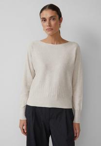 Джемпер s.Oliver BLACK LABEL MIT FLEDERMAUSÄRMELN, Beige/Mottled Light Grey