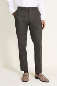 Приталенный комбинезон с узором елочка и брюками MOSS, зеленый