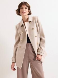 Пальто Aurelie из шерстяной смеси Phase Eight, Neutral