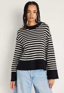 Джемпер Gina Tricot SWEATER, Black/White/Black