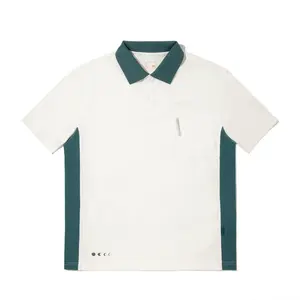 LiNing Поло мужское champagne white/ink green