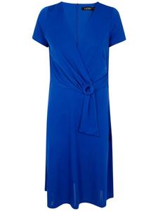 Платье миди с запахом Lauren Ralph Lauren, синий