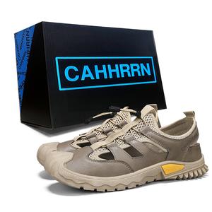 Противоскользящие кроссовки для походов по реке с защитой от столкновений, мужские CAHHRRN, Khaki