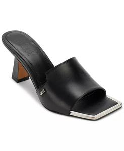 Женские шлепанцы Kailyn с квадратным носком DKNY, черный