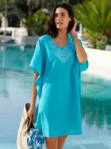 Feel Good летнее платье "Туника", бирюзовый