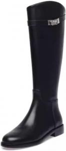Generic Черные женские сапоги для верховой езды