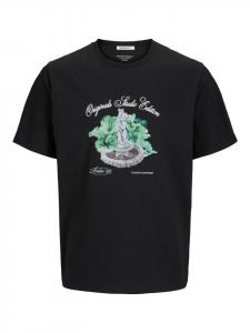 Футболка JACK & JONES PLUS, черный