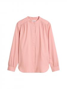 Marc O'Polo Блузка со стоячим воротником, свободного кроя, натуральный розовый цвет