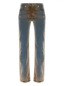 Брюки с панелями из флокированного материала Knwls, синий