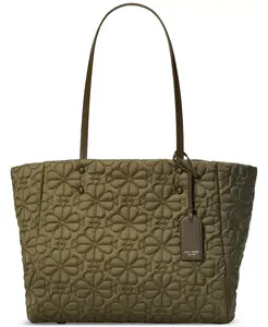 Стеганая сумка-тоут Tilly среднего размера kate spade new york, зеленый