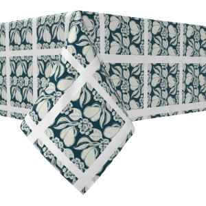 Прямоугольная скатерть, 100 % хлопок, 60х84 дюйма, цветочный 98