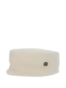 Фетровая шляпа с жестким козырьком Maison Michel, нейтральный