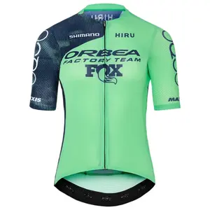 Джерси Hiru LAB Race Orbea Factory Team short sleeve, зеленый