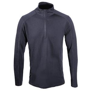 Термофутболка Point6 Merino с молнией на четверть длины (мужская), Black