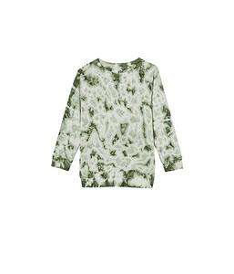 Детская толстовка COTTON on Casey Free Crew зеленого цвета свободного кроя, модель GBO144