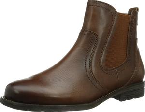 Женские ботинки-челси Jana, без подкладки, с коротким голенищем, Brown Cognac 305