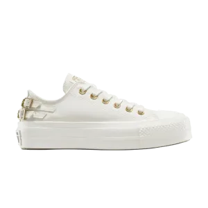 Кроссовки Wmns Chuck Taylor All Star Lift Platform Low 'Buckle', кремовый
