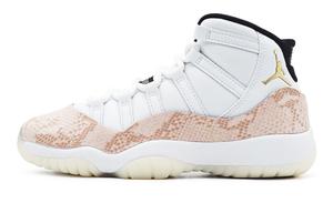 Баскетбольные кроссовки Air 11 Anti Slip с износостойким верхом средней высоты для детей и подростков Jordan, белый