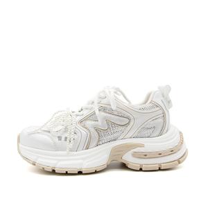 Joy&Mario Женские массивные кроссовки бежево-желтые, цвет Beige Yellow