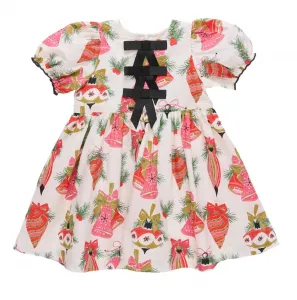 Детское платье Гермионы в цвете «Колокольчики Холли» Pink Chicken