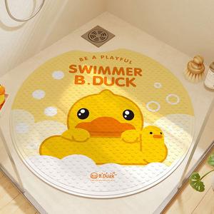 Dajiang Ковер 55х55 см из ПВХ для ванной комнаты, нескользящий, с утенком, детский